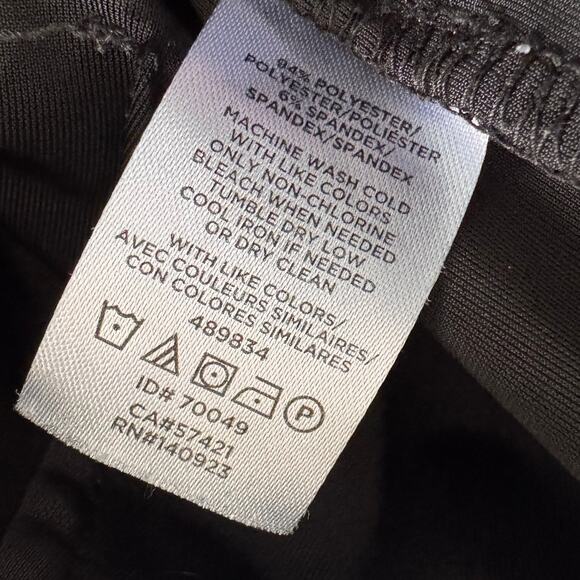 LOFT Plus Womens Size 22 Velvet Velour Black Cropped Pants - Picture 4 of 7